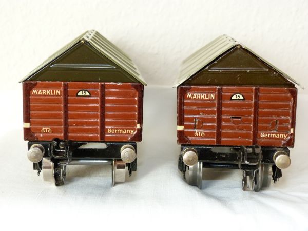 Im Vergleich, die Stirnseiten eines umgebauten Wagen (links) und eines originalen Wagen (rechts Im Vergleich, die Stirnseiten eines umgebauten Wagen (links) und eines originalen Wagen (rechts